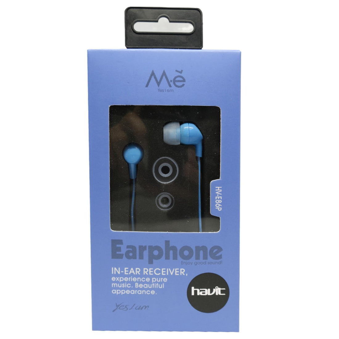 Havit Wired Earphones in Red with In-Ear Design for High-Quality Sound and Stylish Appearance