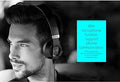 VMIDirect Wired Headphones with microphone for phone communication and adjustable headband