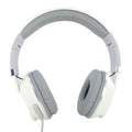 VMIDirect Wired Headphones in White with Comfortable Ear Cushions and Adjustable Headband