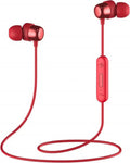 VMIDirect Wireless Bluetooth Earbuds in Red with In-line Controls for Easy Listening