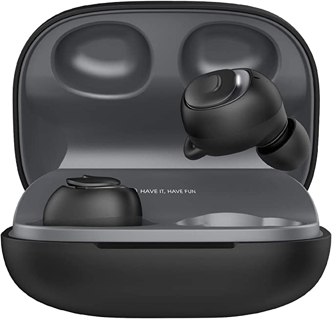 VMIDirect Wireless Earbuds in charging case with ergonomic design and touch controls