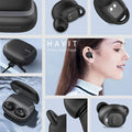 Havit Wireless Earbuds with ergonomic design and compact charging case for comfortable listening