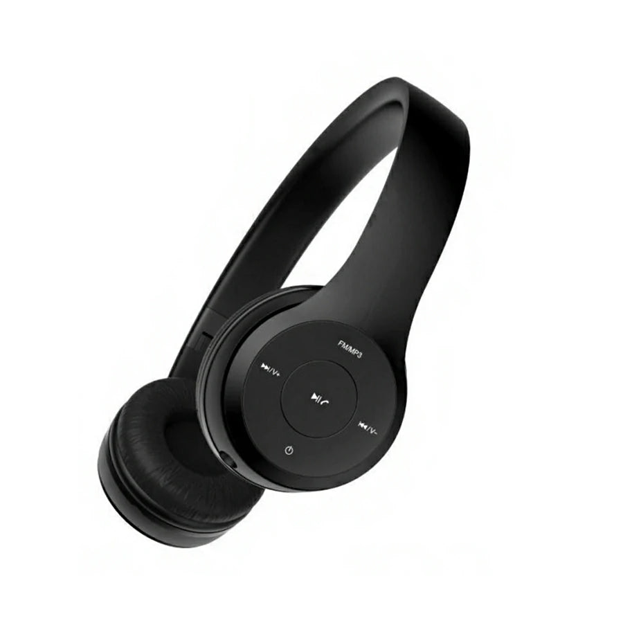 VMIDirect Wireless Headphones in black with sleek design and intuitive controls
