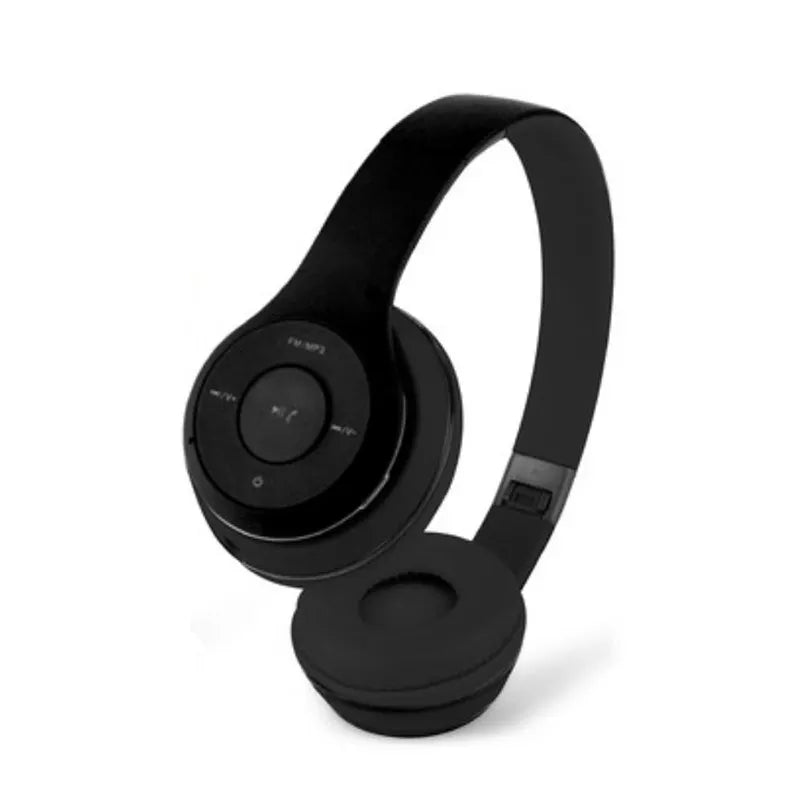 VMIDirect Black Wireless Headphones with Comfortable Ear Cushions and Built-in Controls