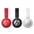 VMIDirect Wireless Headphones in red, black, and white with sleek design and comfortable fit