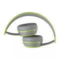 VMIDirect Wireless Headphones in Grey and Green with Foldable Design for Easy Storage