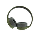 VMIDirect Wireless Headphones in Olive Green with Comfortable Cushioning and Control Buttons