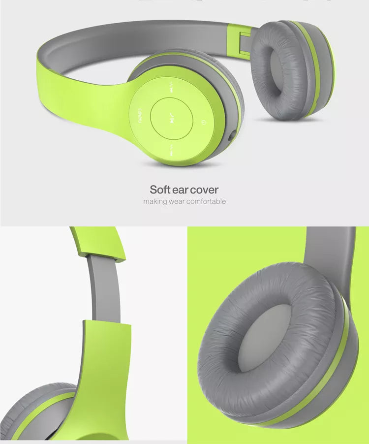 VMIDirect Wireless Headphones with soft ear cover for comfortable wear and adjustable design