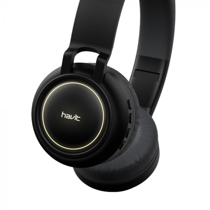 Havit Wireless Headphones with Soft Ear Cushions and Adjustable Headband for Comfort