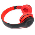 VMIDirect Wireless Headphones in Red and Black with Comfortable Over-Ear Design