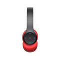 VMIDirect Wireless Headphones in Black and Red with Built-in Controls for Music Playback