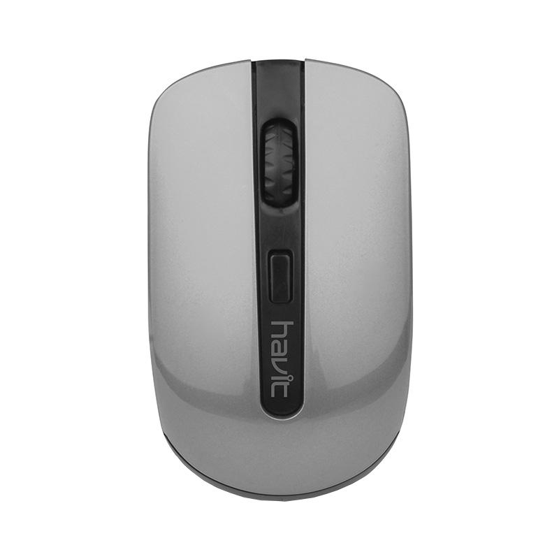 VMIDirect Wireless Mouse in sleek gray design with scroll wheel and ergonomic shape