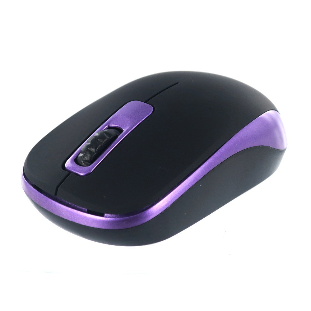 VMIDirect Wireless Mouse with a sleek black and purple design for comfortable use