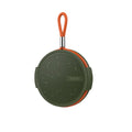 VMIDirect Wireless Speaker in Olive Green with Orange Strap for Portable Listening
