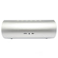 VMIDirect Wireless Speaker in sleek silver design with USB and audio input options