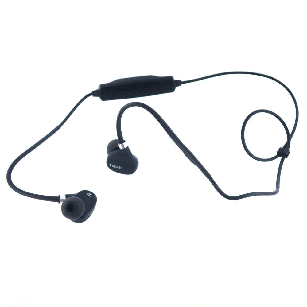 Havit Bluetooth Headset for sports with in-ear design and secure fit for active lifestyle