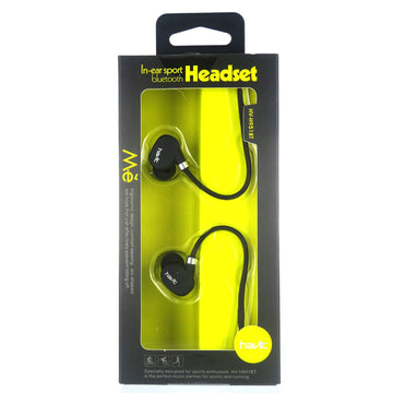 Havit Bluetooth Headset for sports with in-ear design and secure fit for active lifestyle