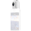 Insta360 Panoramic Camera mounted on a smartphone for capturing 360-degree photos and videos