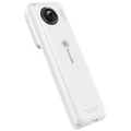 Insta360 Panoramic Camera in white with compact design for capturing 360-degree images