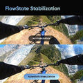Comparison of FlowState Stabilization in a Waterproof Action Camera during outdoor biking activities