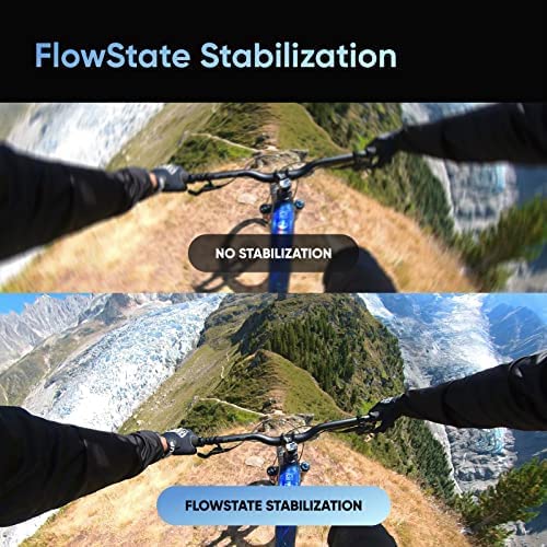 Comparison of FlowState Stabilization in a Waterproof Action Camera during outdoor biking activities