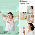 FA15 Mini Personal Fan in soft pink color, ideal for handheld or neck use for cooling and comfort.