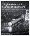 VMIDirect LED Flashlight Type-C Rechargeable, tough and waterproof, ideal for rainy conditions and outdoor adventures