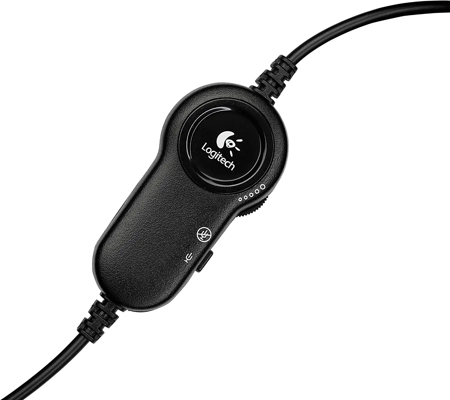 Logitech Stereo Wired Headset Volume Control Module with Easy Access Controls