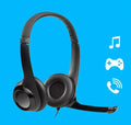 VMIDirect USB Computer Headset with Comfortable Over-Ear Design and Adjustable Microphone