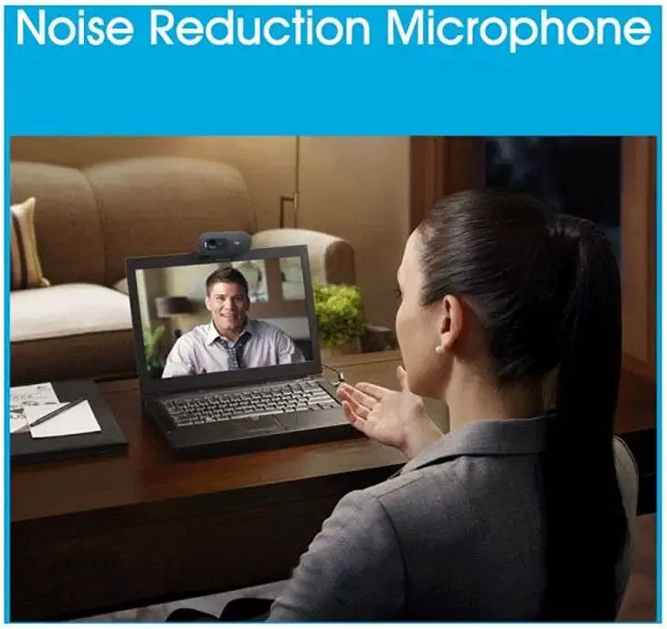 VMIDirect Webcam HD with Noise Reduction Microphone for Clear Video Calls