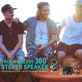 VMIDirect Magnetic Wireless Speakers for True Wireless 360 Degree Stereo Sound Experience