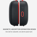 VMIDirect Magnetic Wireless Speakers with subwoofer and power bank separation design for enhanced sound