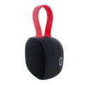 VMIDirect Magnetic Wireless Speakers in Black with Red Handle for Portable Listening