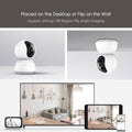 Wireless CCTV Security Camera with 180 degree flip angle, suitable for desktop or wall mounting