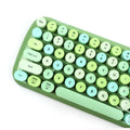 Mofii Candy BT keyboard for IOS and Android in pastel green with round keys