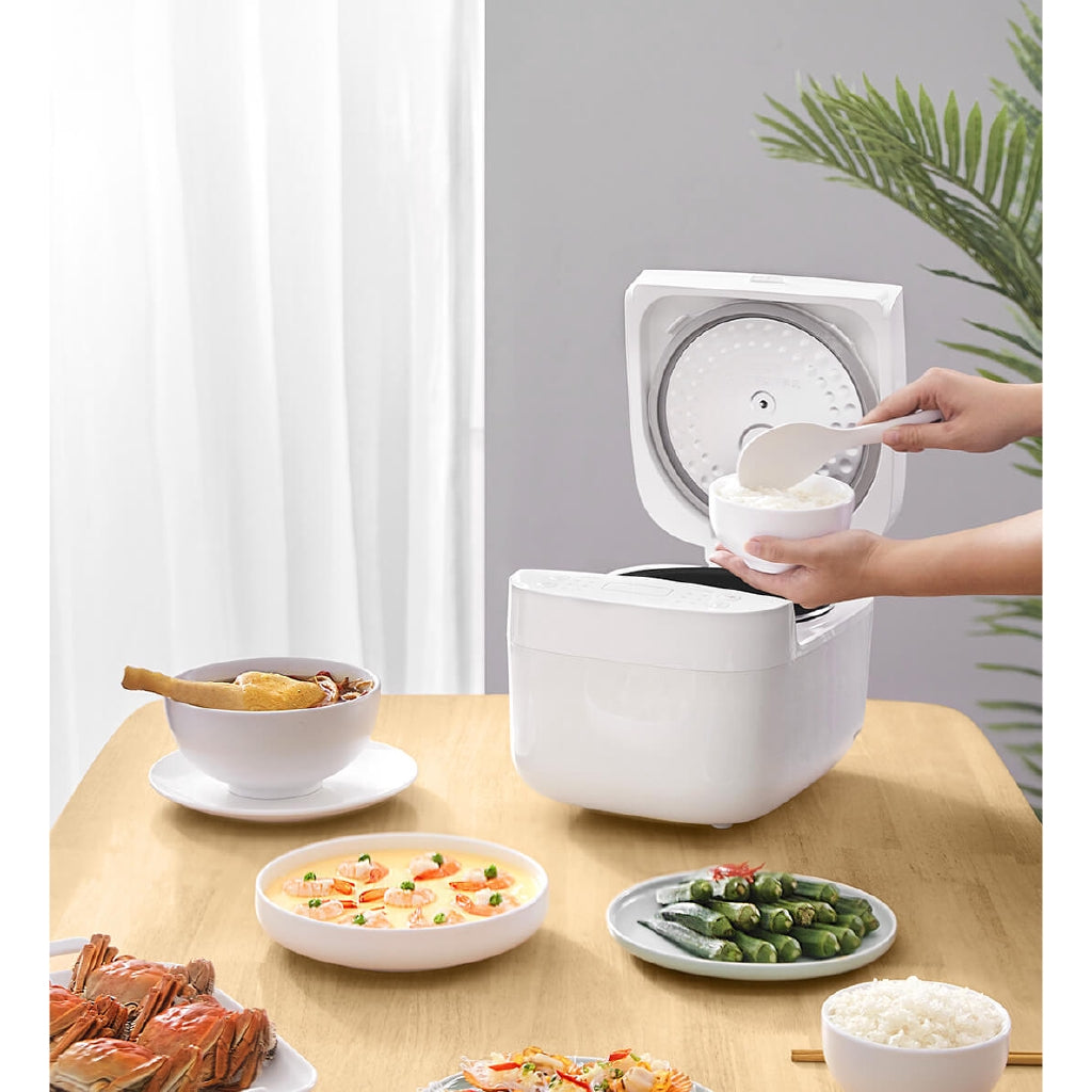 VMIDirect Multifunctional Food Cooker with rice and vegetable dishes ready to serve