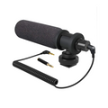 VMIDirect Multipurpose Video Microphone with Windshield and Coiled Cable for Quality Audio Recording