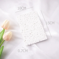 VMIDirect Natural Stone Props in White, dimensions 10cm x 15cm x 0.7cm for photography backgrounds