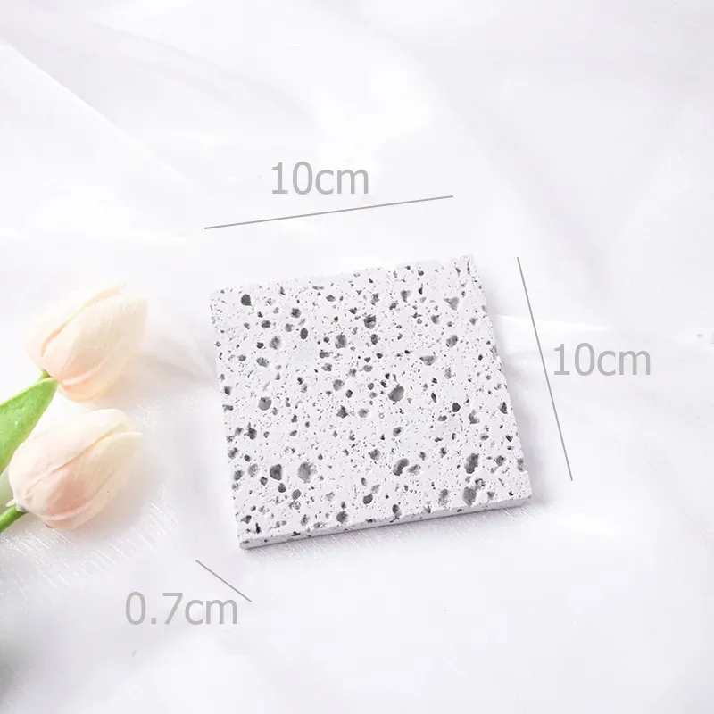Natural Stone Props in 10cm x 10cm size, perfect for photography and decorative displays