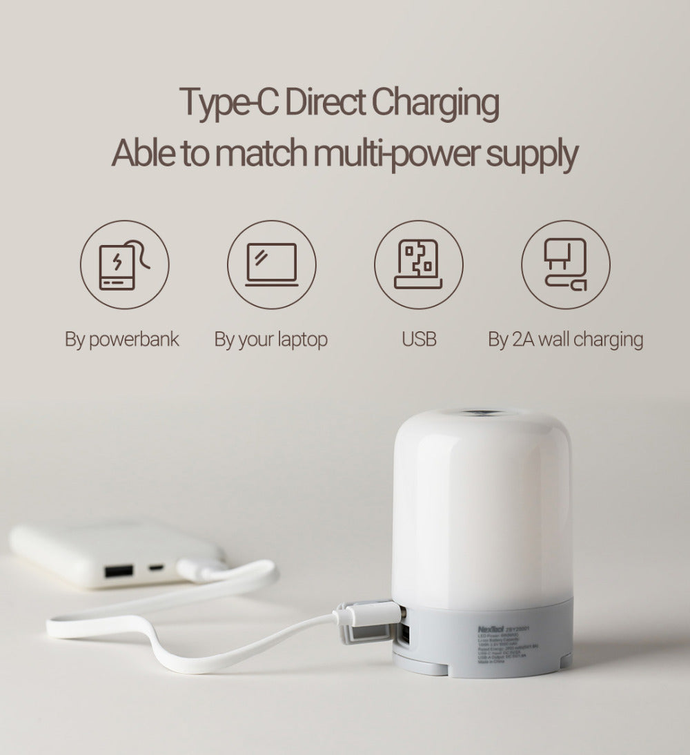 VMIDirect Portable Tourist Lamp with Type-C charging for versatile use outdoors