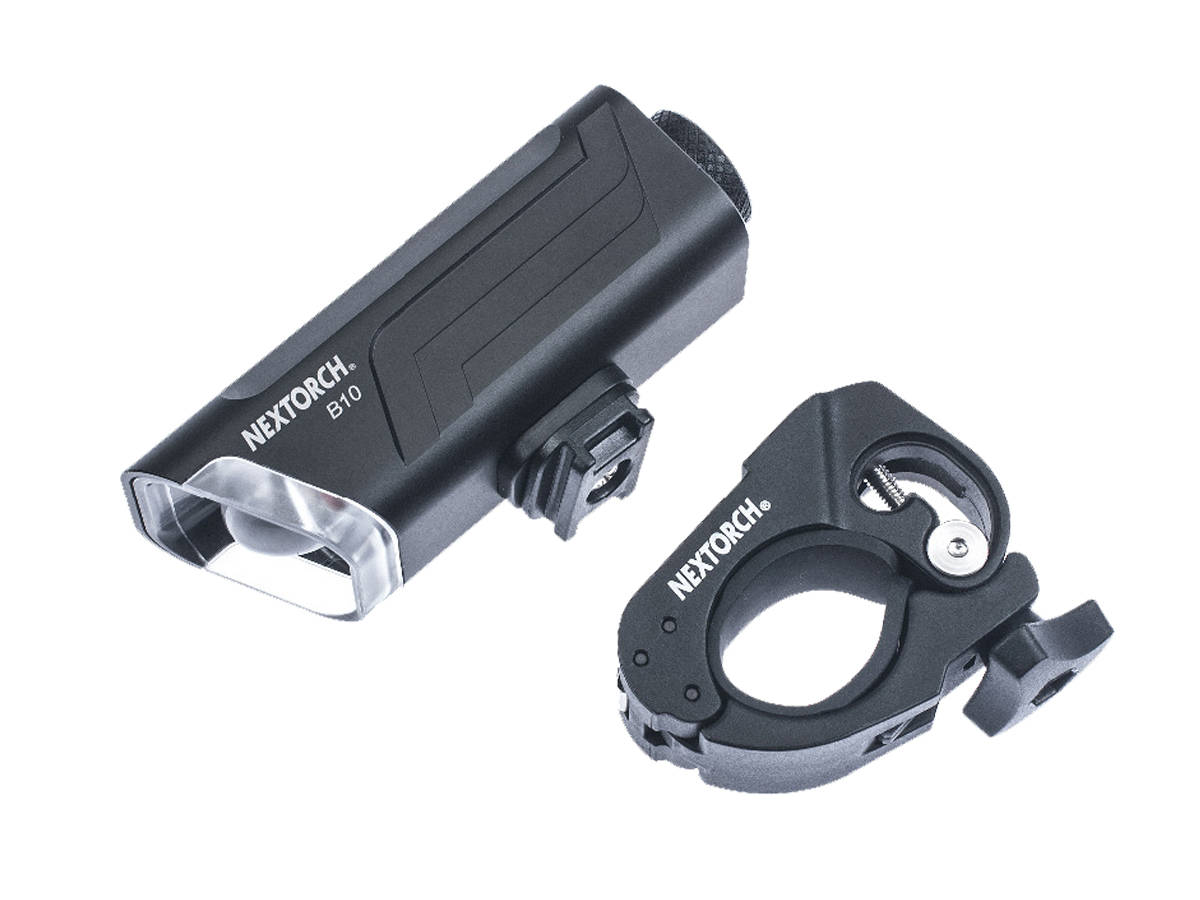 NexTorch 810 LED Bike Light with mount offering 400 Lumens LED Bike Light for optimal visibility