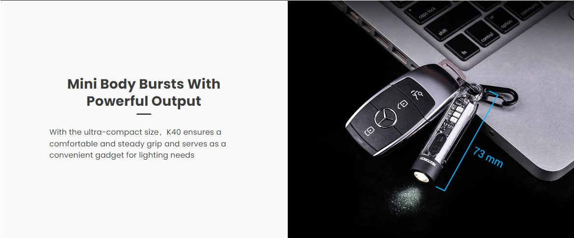 VMIDirect Keychain Flashlight with ultra-compact design for convenient lighting on the go