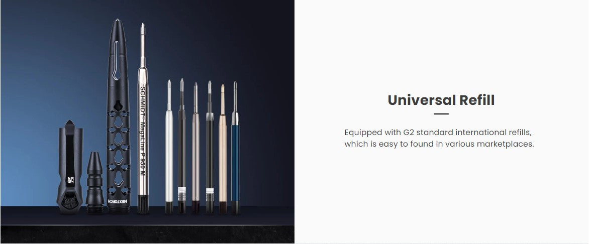 VMIDirect Safety Pen Tool Set featuring universal refill options and various screwdriver tips