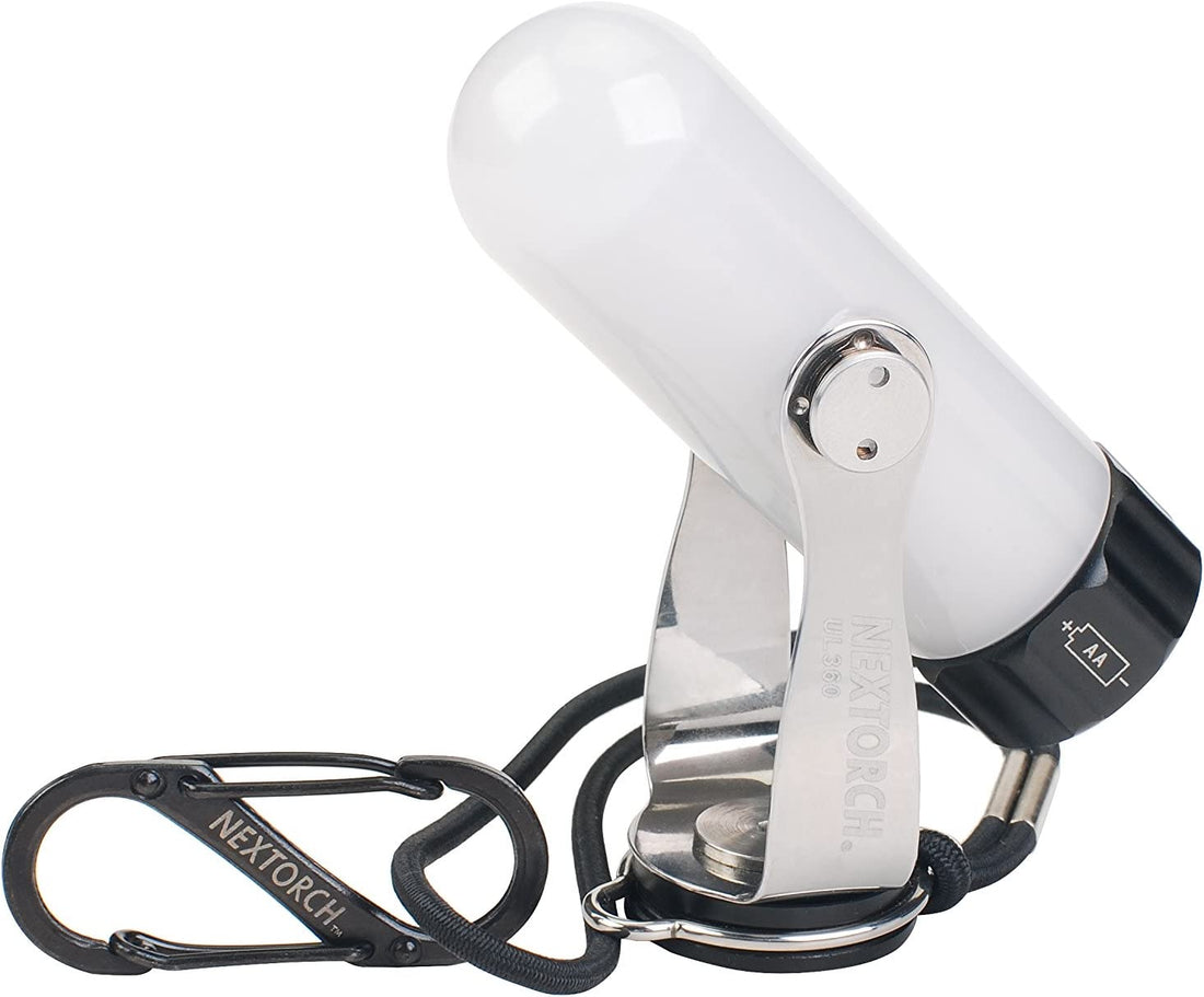 Waterproof Mini LED Pocket Light with Carabiner Clip for Easy Carrying and Camping Use