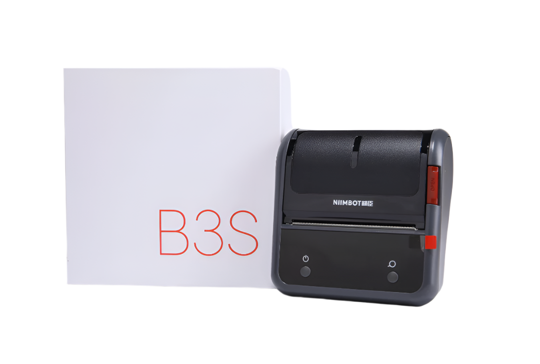 VMIDirect Thermal Label Printer B3S in gray with compact design for easy label printing