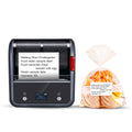 VMIDirect Thermal Label Printer with sample labels for easy labeling of food items