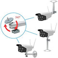 VMIDirect Outdoor IP Security Camera with 360-degree rotation and adjustable mounting options