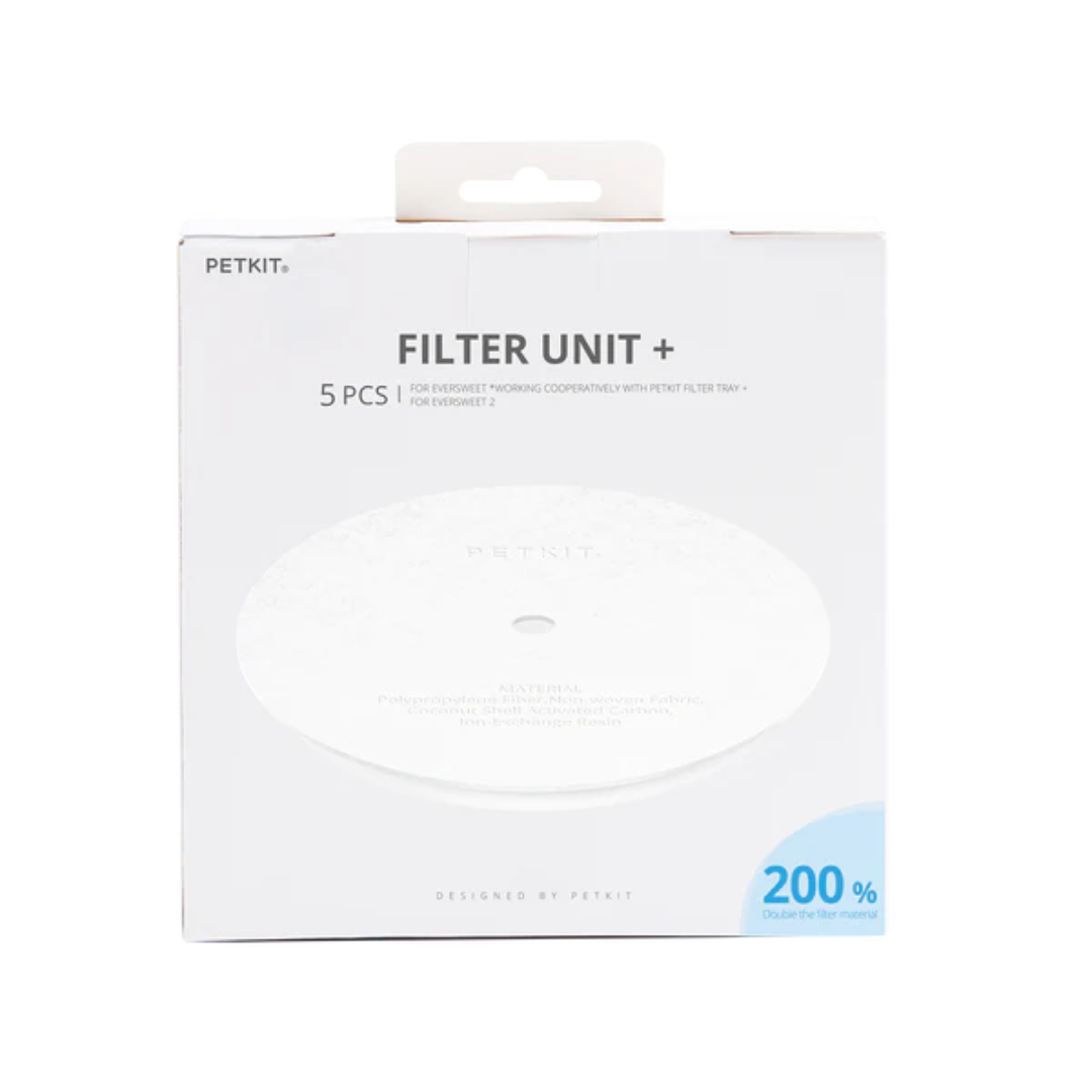 VMIDirect EVERSWEET Gen 2 2S replacement filter pack with 5 white filter units for pet feeders