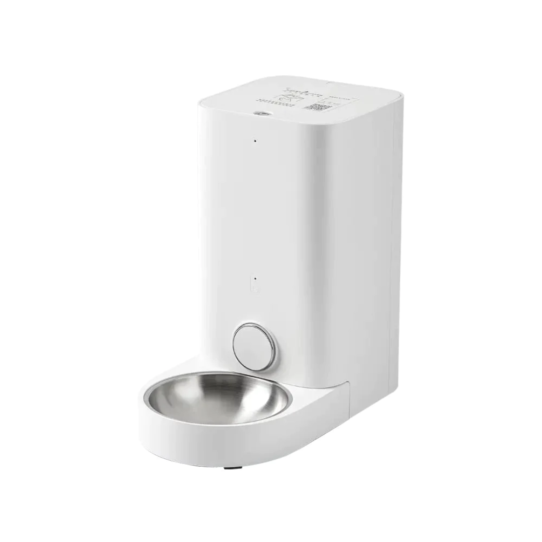 VMIDirect Petkit Fresh Element Smart mini Pet feeder in white with stainless steel bowl for automatic pet feeding