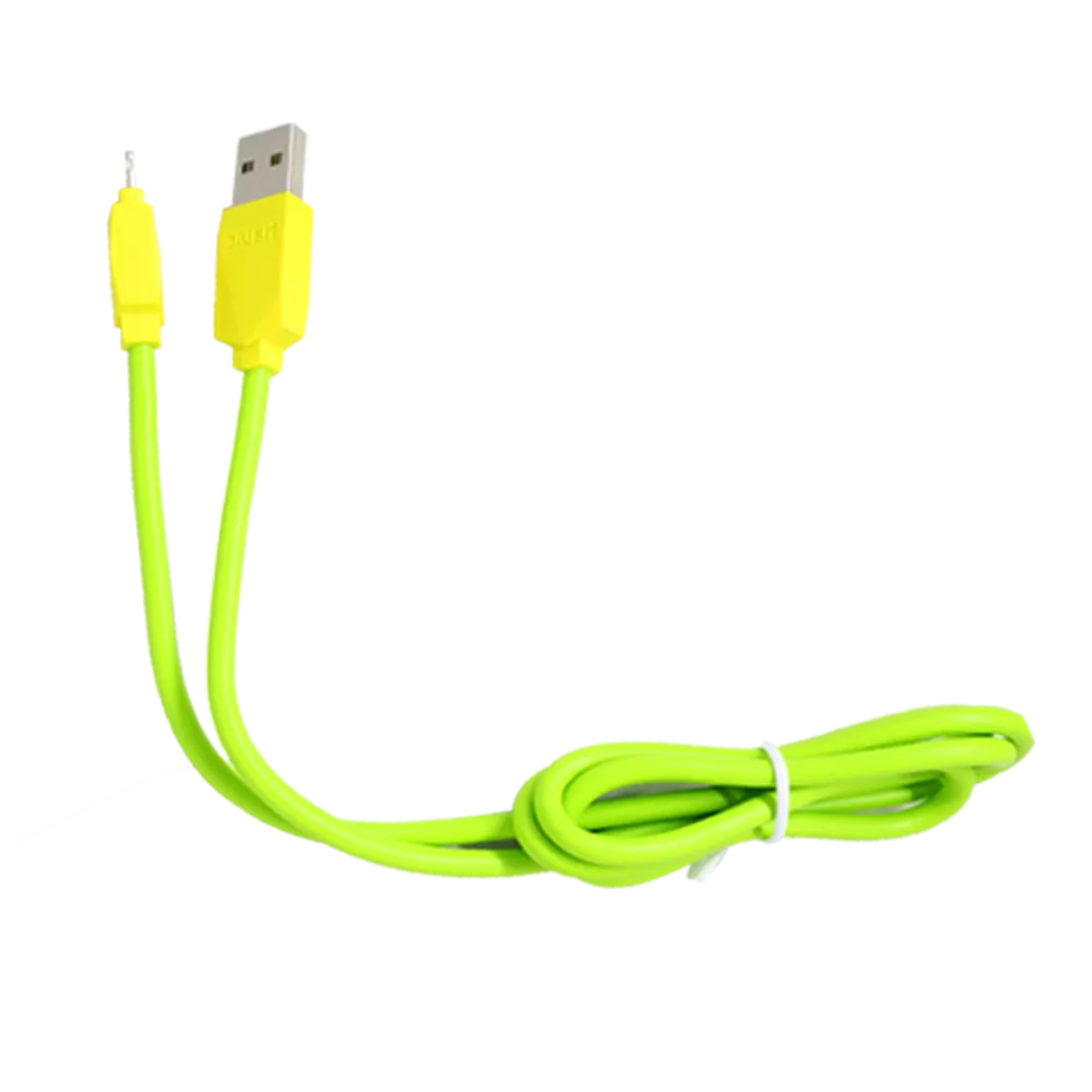 Bright green Phone Data Cable for fast charging and data transfer for smartphones and devices